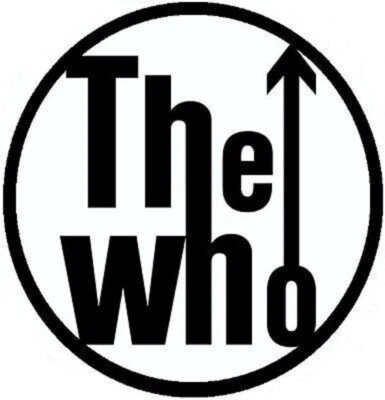 THE WHO VINYL DECAL - LOGO FOR CAR SCOOTER VESPA LAPTOP WINDOW MOTORCYCLE - Image 1 of 2