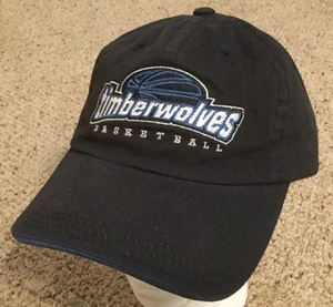 ¡NUEVO! Minnesota Timberwolves ~ NBA PUMA Talla Única Cosida Negra Gorra de Béisbol ¡NUEVA DE Lote Antiguo! - Imagen 1 de 8