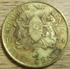 Kenia  5  Cents  1974