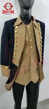Revolutionary War Military Officers Artillery Frock Coat & Waistcoat