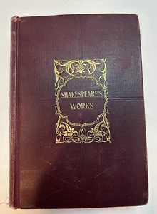 THE WORKS OF WILLIAM SHAKESPEARE Antique 1900 VG Hardcover - Picture 1 of 13