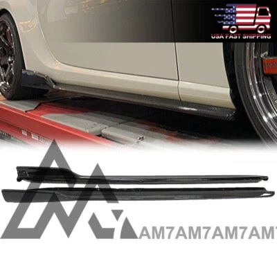 CS V2 设计碳纤维侧裙适用于 2012 - 2021 Scion FR-S FT86 斯巴鲁 BRZ — 第 1/4 张图片