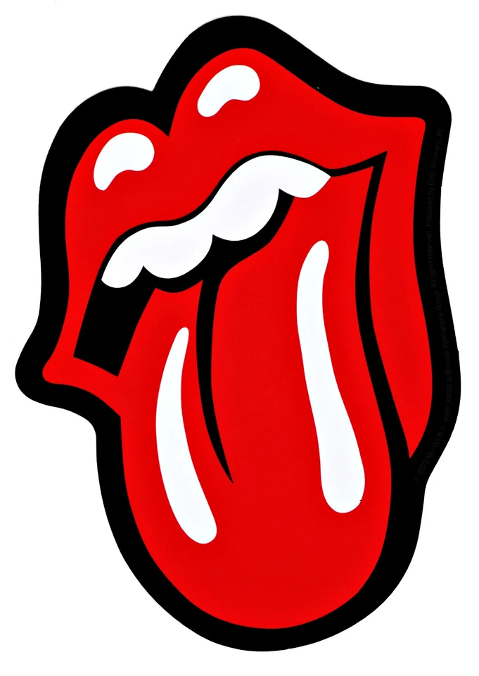The Rolling Stones Tongue Sticker Decal Mick Jagger Biker Hippie Rock n Roll*