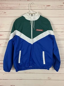 Mens Members Only Pullover Windbreaker Spell Out Color Block Medium Jacket - Picture 1 of 7
