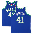 Dirk Nowitzki Autographed "HOF 23" Mavericks Blue Authentic Jersey Fanatics