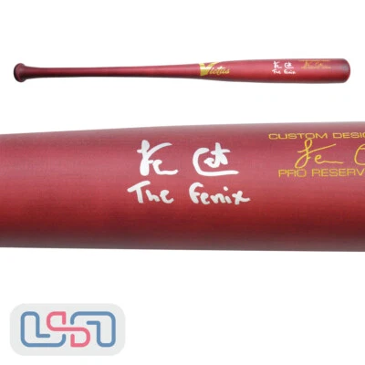 Felnin Celesten Mariners Autographed "The Fenix" Victus Game Bat USA SM BAS - Image 1 of 4