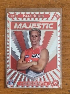 2025 AFL Teamcoach Majestic Isaac Heeney #CCM-16 Sydney Swans unused code - Picture 1 of 1
