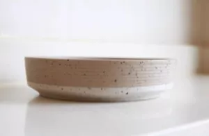 Big Taupe Ceramic Bowl - Picture 1 of 3
