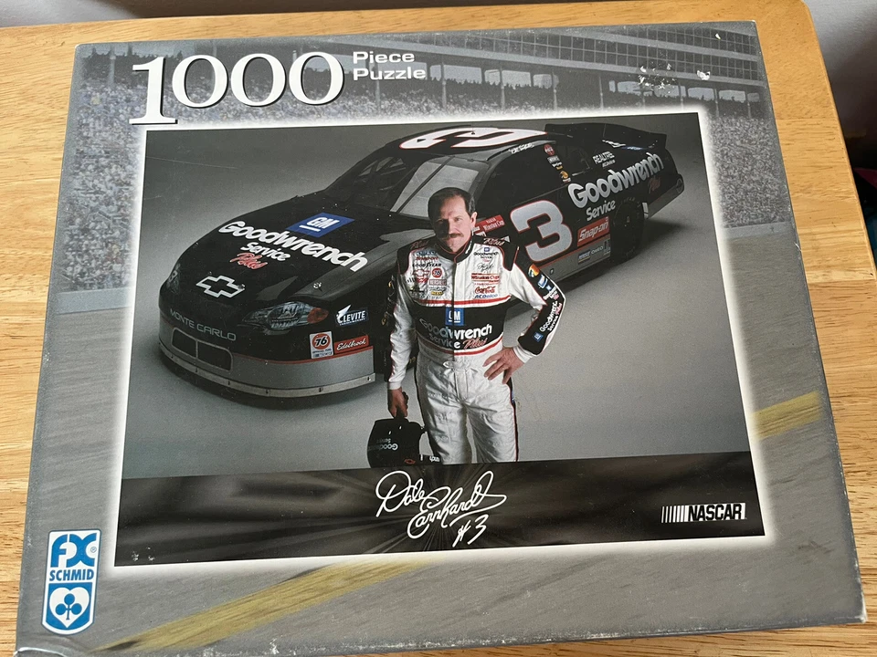 Rompecabezas FX Schmid Dale Earnhardt Sr 1000 piezas NASCAR carreras Chevy #3 coche Foto 1 de 4