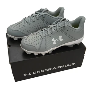 Under Armour Men's UA Leadoff Low RM Baseball/Softball Cleats Gray Size 7 - New - Picture 1 of 9