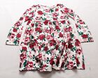 The Children’s Place Girl's L/S Floral Tiered Dress AK1 Bunny Tails Size 5T NWT