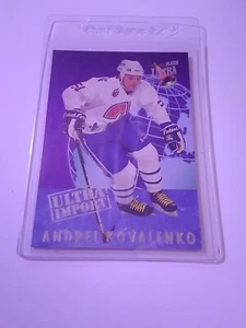 Andrei Kovalenko 1992-93 FLEER ULTRA ULTRA IMPORT INSERT CARD #9/25 - Picture 1 of 2