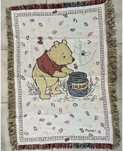 Disney Classic Winnie The Pooh Arazzo Getto Coperta Vintage 36x48..(D4) - Foto 1 di 1