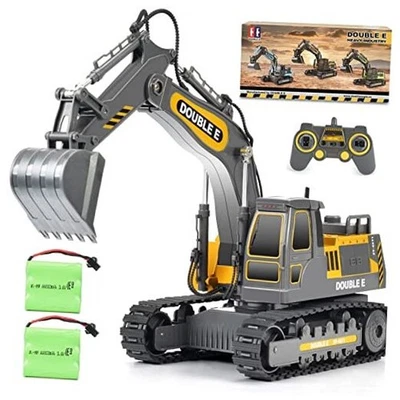  Camiones de juguete excavadora de control remoto para niños 350 excavadora de tumbas giratoria 2 grises Foto 1 de 4