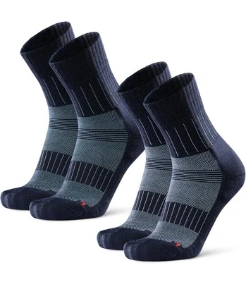 DANISH ENDURANCE Trail Running Socks Merino Wool Thermal Comfort UK 3-5 2pk - Image 1 of 4