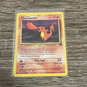 Pokemon Card - 1st Edition French Charmander Salameche 50/82 Team Rocket FR - Picture 1 of 4