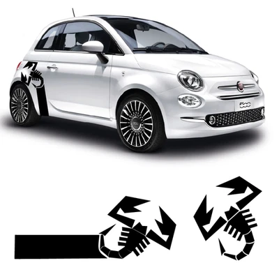 calcomanías laterales Scorpion Fiat 500 Foto 1 de 2
