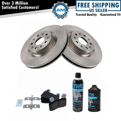 Brake Pads & Rotors Kit Fits 2015-2021 Cadillac CT6 CTS Chevrolet Camaro - Изображение 1 из 4