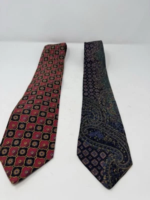 Paquete de corbatas Brioni vintage 100 % seda - patrones raros y lujo italiano clásico Foto 1 de 4