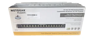 New Sealed NETGEAR ProSAFE FS116 16-Port 10/100 Fast Ethernet Desktop Switch - Picture 1 of 1