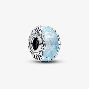 Original Pandora Disney Cinderella Murano Glas Charm S925 Silber Hellblau NEU - Bild 1 von 3