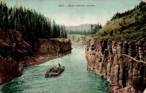 POSTCARD MILES CANYON ALASKA - Picture 1 of 2