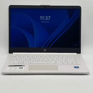 Portatile HP 14-DQ0032DX 14" Celeron N4020 1,1 GHz 4 GB RAM 64 GB SSD computer portatile - Foto 1 di 9