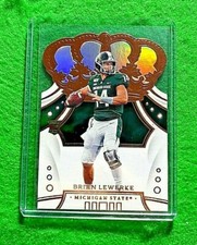BRIAN LEWERKE PRIZM ROOKIE CARD PATRIOTS 2020 PANINI CHRONICLES CROWN ROYALE RC 