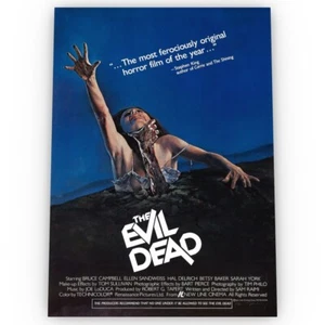 The Evil Dead Movie Poster Satin High Quality Archival Stunning A1 A2 A3 - Picture 1 of 1