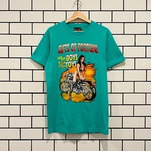 CAMISETA REGALOS DE FORTUNA MAL CULO VERDE AGUAMARINA - Imagen 1 de 3