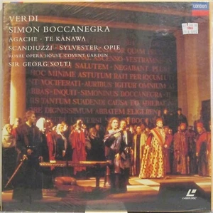 VERDI Simon Boccanegra LASERDISC Te Kanawa, Agache; Royal Opera House C.G. SOLTI - Picture 1 of 1