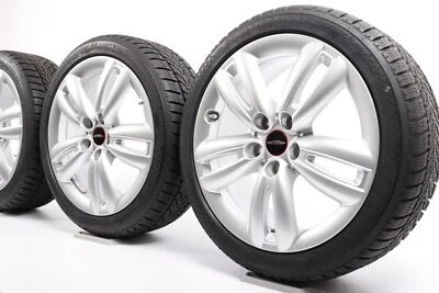 Original MINI F56 F55 F57 Winterräder 17 Zoll JCW Track Spoke 501 6855107 39384 - Bild 1 von 4