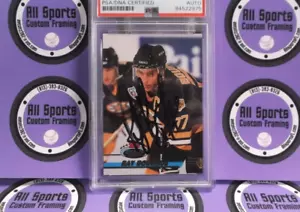 Ray Bourque Boston Bruins Autographed 1993-94 Stadium Club Card PSA #84522975 - Picture 1 of 5