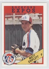 1989 Rockford Litho Center Rockford Expos Matt Shiflett #13
