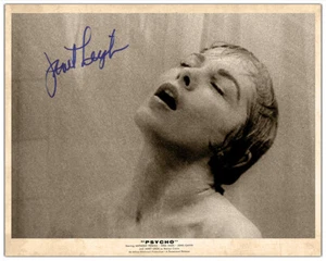 PSYCHO 1960 Hitchcock Thriller 8x10 Werbefoto Leigh Autogramm RP - Bild 1 von 1