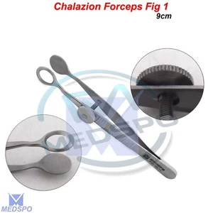 Desmarres Chalazion Entfernung Daumen Pinzette Augenlid Chirurgie Instrumente - Bild 1 von 5