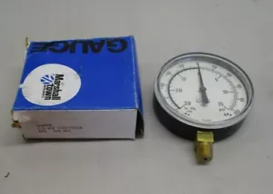 Marshall Town Pressure Gauge 0-15 PSI Part # G24474 3.5 45K 30X15" HGX 1/4 NPT - Picture 1 of 4