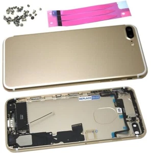 Rear Cover For Apple iPhone 7 Plus Gold Housing Battery Assembly + Cables UK - Picture 1 of 1