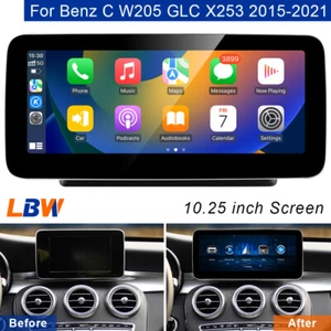 10.25'' Car Multimedia Linux Screen Carplay For Mercedes Benz GLC X253 2016-2019 - Foto 1 di 12