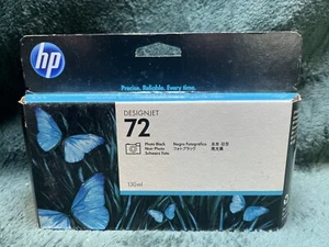 Cartucho de tinta original HP 72 de septiembre de 2018 foto negro C9370A - Imagen 1 de 3