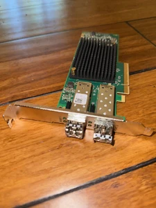 Dell LPE35002 4VDY3 double port 32 GbE fibre canal HBA PCIe pleine hauteur avec SFP - Photo 1/1