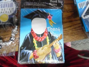Photo Creations 8 photo graduation thank you notes luau theme NEW - Picture 1 of 1