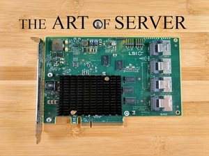 Genuine LSI 9201-16i 6Gbps 16-lane SAS HBA P20 IT Mode ZFS FreeNAS unRAID - Picture 1 of 6