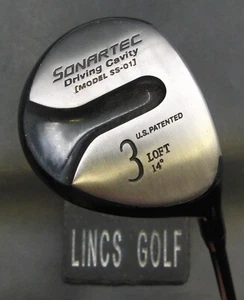 Sonartec Driving Cavity SS-01 14° 3 Wood Stiff Graphite Shaft Golf Pride Grip - Picture 1 of 6