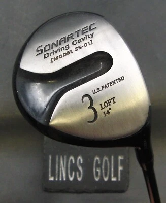 Sonartec Driving Cavity SS-01 14° 3 Wood Stiff Graphite Shaft Golf Pride Grip - Image 1 of 4