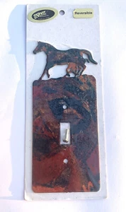 Lazart - Horse Decor Single Light Switch Cover - Rustic Cabin New in Package - Picture 1 of 6