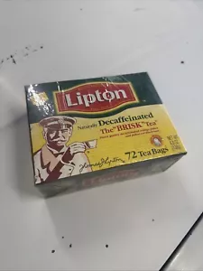 Scatola Lipton Tea Vintage ROSSO, Giallo, Verde - Foto 1 di 3