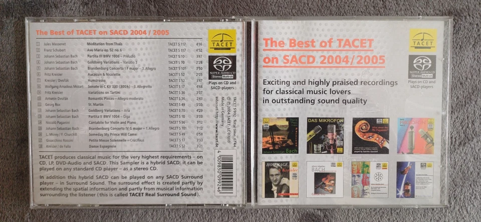 The Best of TACET on SACD 2004/2005 (SACD) - Bild 1 von 1