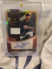 2023 Panini Select Patch Autograph Prospect Brayan Rocchio 34/99