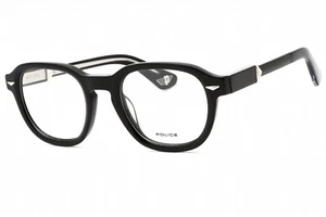 POLICE VPLG81 700Y Eyeglasses Shiny Black Frame 50mm - Picture 1 of 4